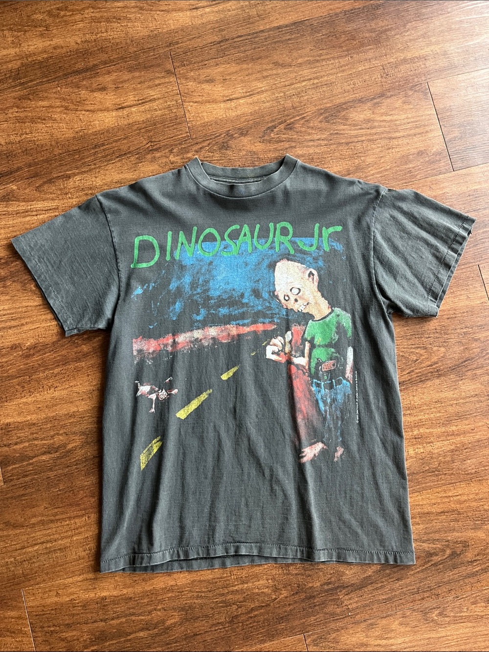 Vtg 1993 Dinosaur JR band tee brockum tag, single stitch, grunge, punk